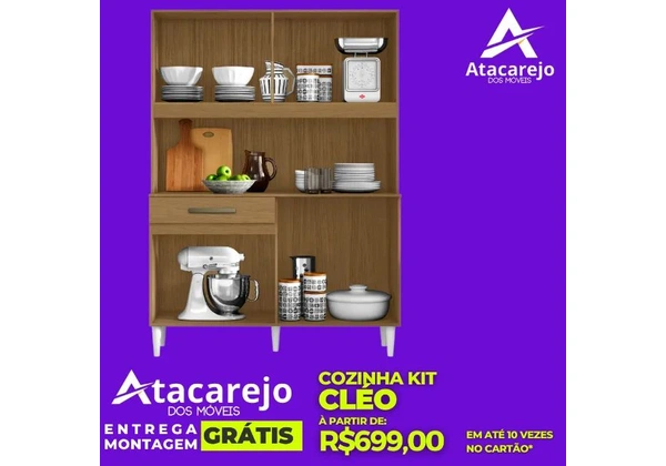 Armário de Cozinha Entrega e Montagem Grátis