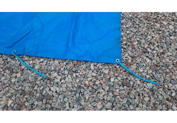 Lona Azul para Área Externa