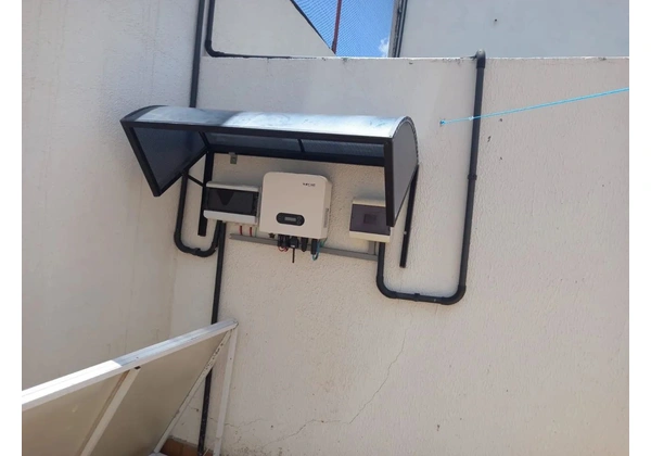 Toldo/coberta para caixa de energia