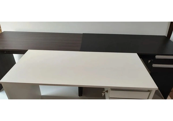 Mesas em MDF 18mm, valor unitário r$550 à vista ou r$600 em até 5x no cartão
