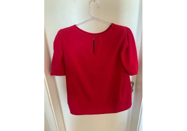 Blusa rosa bordada