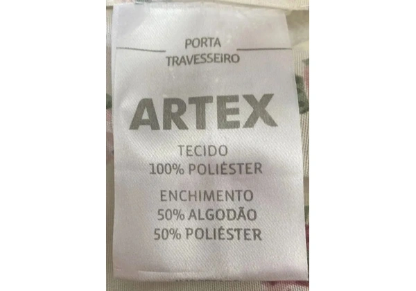 COLCHA ARTEX ACOLCHOADA BRANCA FLORIDA COM FRONHA