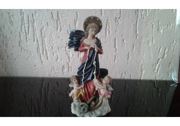 Nossa Senhora Desatadora dos Nós Estatua Miniatura Decorativa