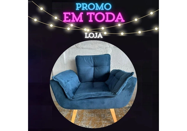 Feirão de poltronas linda e confortável