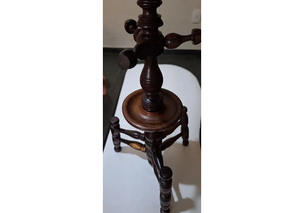 Cabideiro de mesa antigo raridade