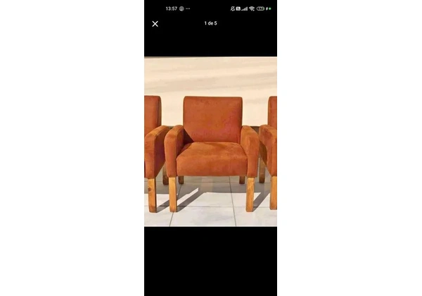 poltronas no Suede de 180 por 150!
