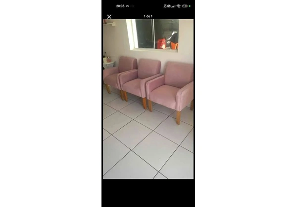 poltronas direto da fábrica rosas