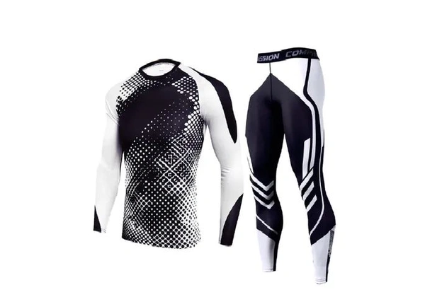 Roupa de compressão esportes ajustável colante para exercícios físico ciclismo etc.