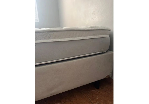 Cama Box + colchão queen KiNG STAR