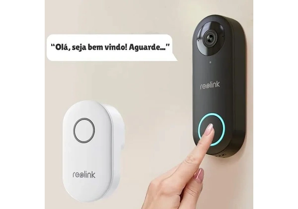 Interfone Reolink Cam 2K+ | Conecta via Alexa