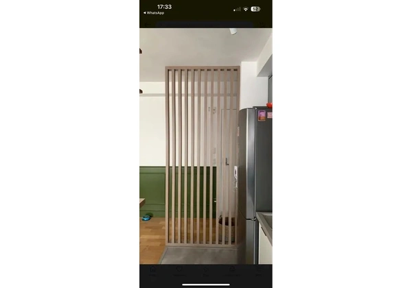 Painel Decorativo Ripado cor Freijó