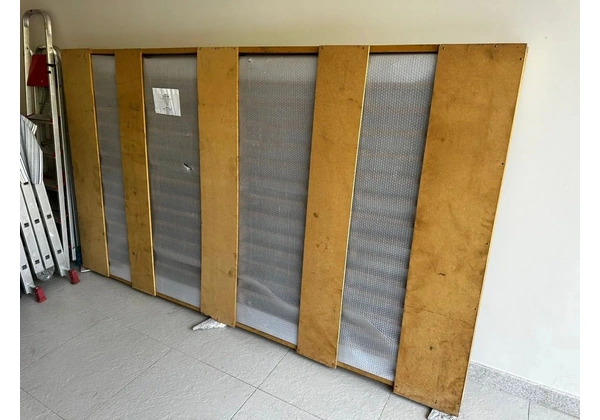 Painel Decorativo Ripado cor Freijó