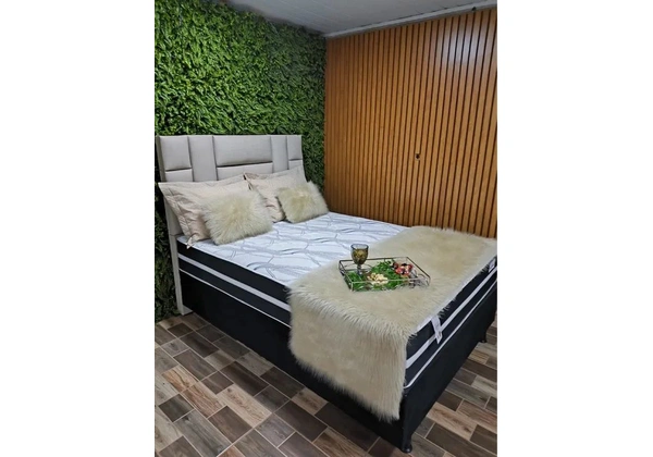 Cama Box Casal Padrão Smart 138x188 Molas Ensacadas