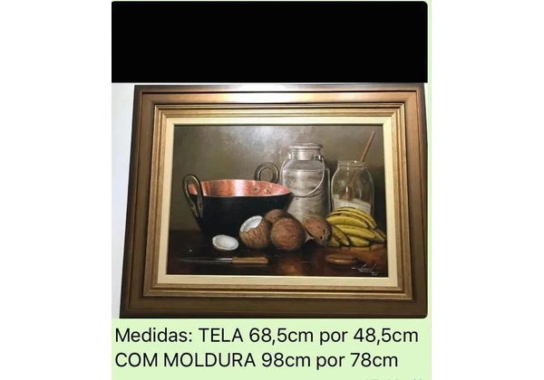 Obras de Arte (Pintura)- Coleção de cinco (5) quadros de destacado artista mineiro.