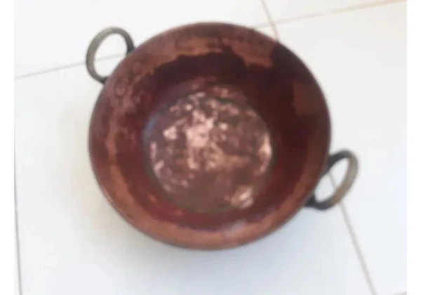 Tacho de cobre bruto da roça 5lts