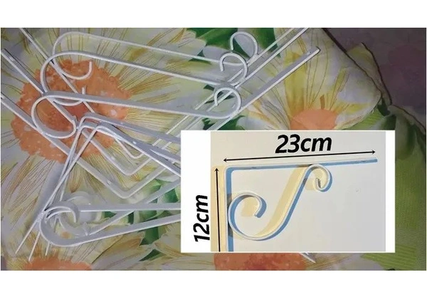 Kit 6 Mãos Francesas 23cm ideal para prateleira de 23cm até 33cm