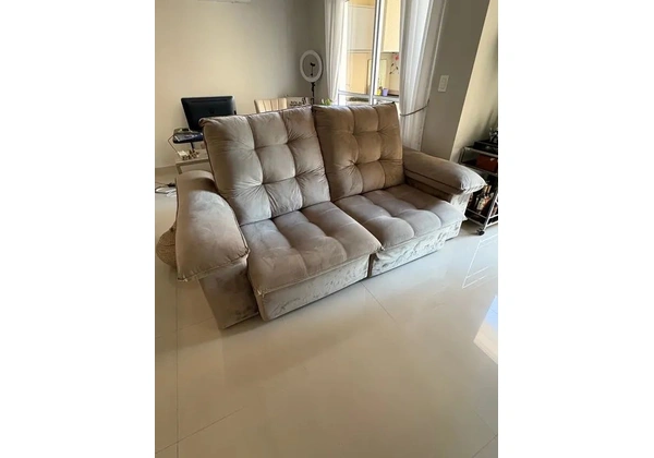 Sofá Retrátil 2 lugares com Pillow Top - Modelo TREVISO - Excelente estado!