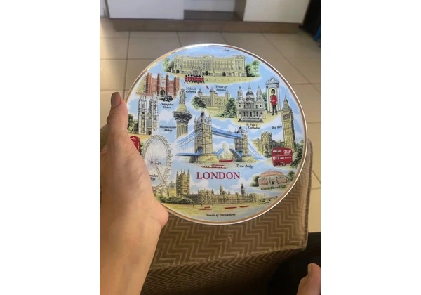 Conjunto 4 Pratos Decorativos de Parede Importado (países europeus)