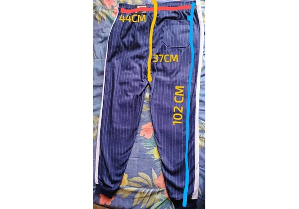 Calça NBA Azul Listrada Original