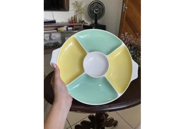 Antiga Petisqueira em Cerâmica Nadir 30cm