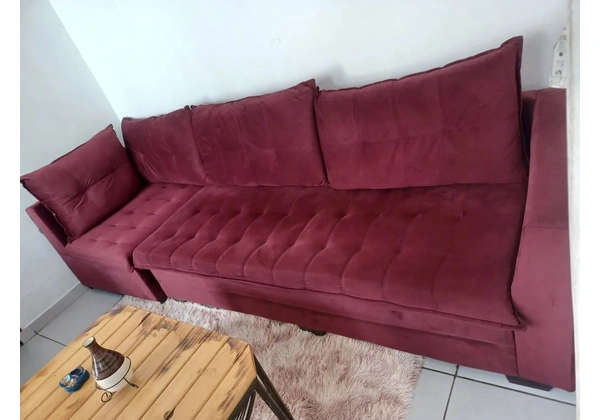 Sofá de canto semi novo lindo