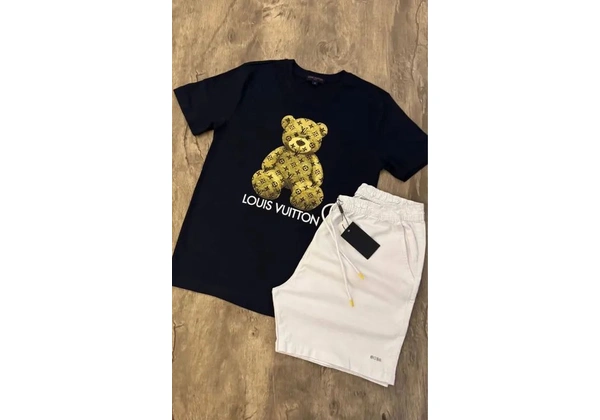 Conjunto Camiseta e Bermuda Louis Vuitton - Urso