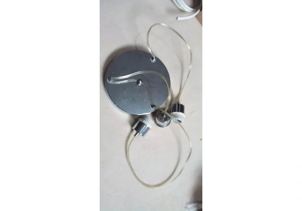 Luminária de teto para 3 lâmpadas- Ler Descrição