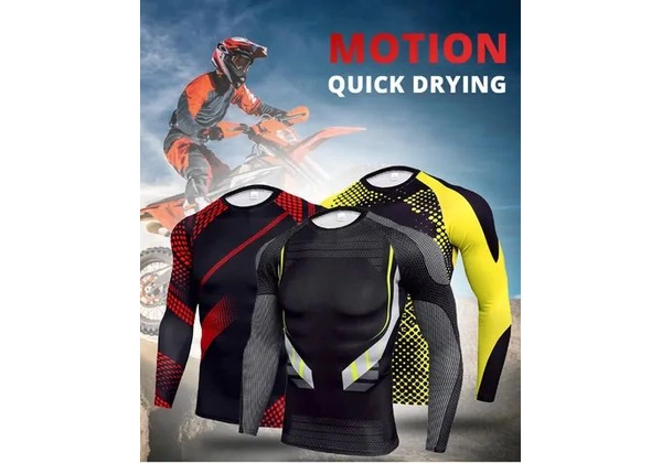 Roupa de compressão esportes ajustável colante para exercícios físico ciclismo etc.