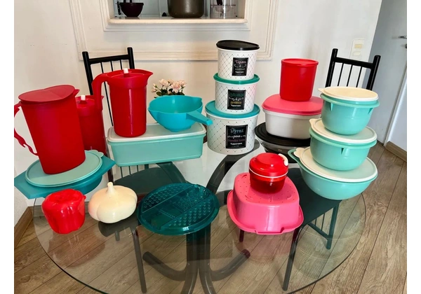 20 peças TUPPERWARE