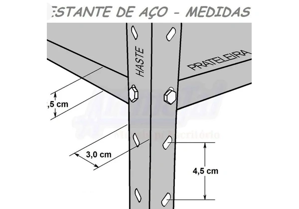 Prateleira de aço 5 bandejas. Vendemos no Atacado também nos solicite.