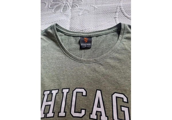 Camiseta regata Tamanho P Verde musgo