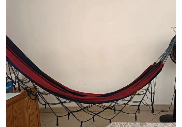 Rede nova vermelho e azul