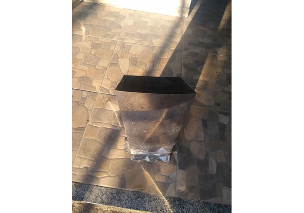 Chaminé inox para churrasqueira fogão a lenha