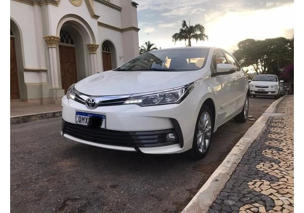 Corolla xei 2.0 branco perolizado 2018 top de linha
