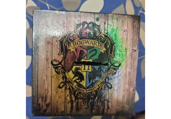 Cofre Harry Potter em mdf