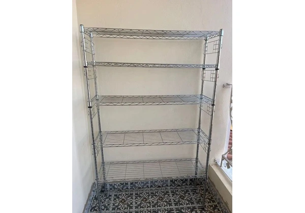 ESTANTE AÇO CROMADO
