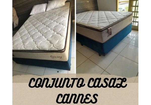 Cama Box Cannes casal A Black Friday do momento