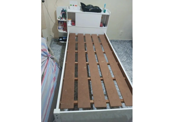 Cama baú solteiro
