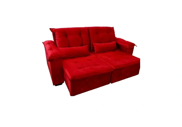 SOFÁ RETRÁTIL E RECLINÁVEL 2.00 <br>ALMOFADAS RINS