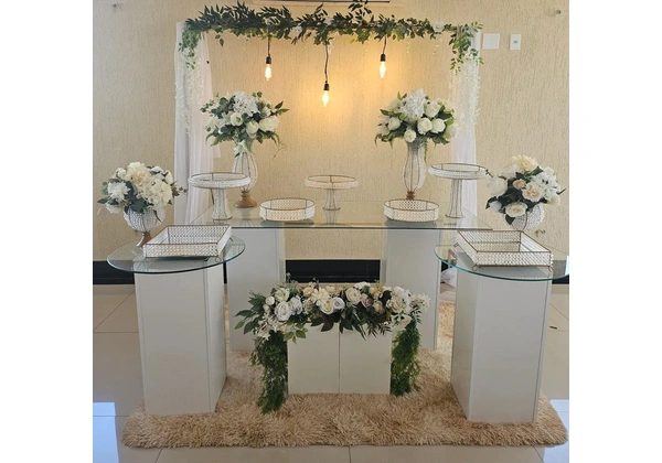 Mesa e decoração festa