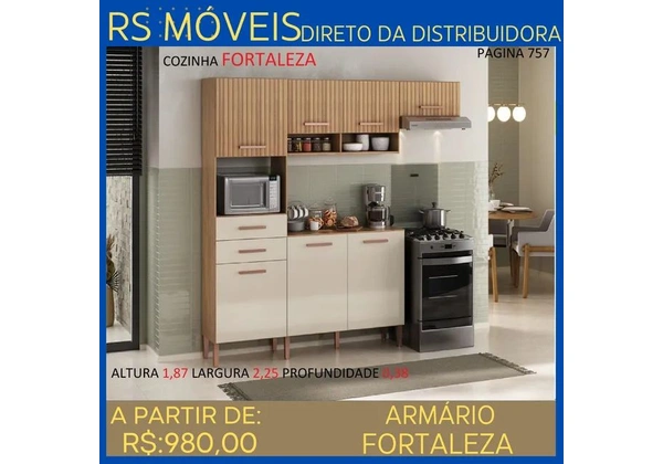 Armário de cozinha entrega e montagem para toda Maceió