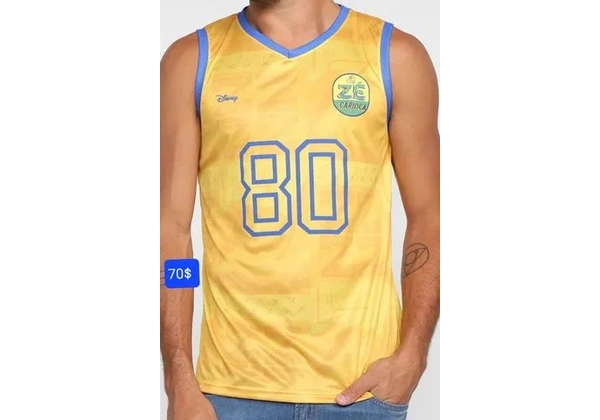 Camisa regata do Zé Carioca P, M e G original