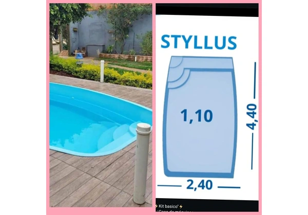 Piscina styllus 4 MTS com brinde