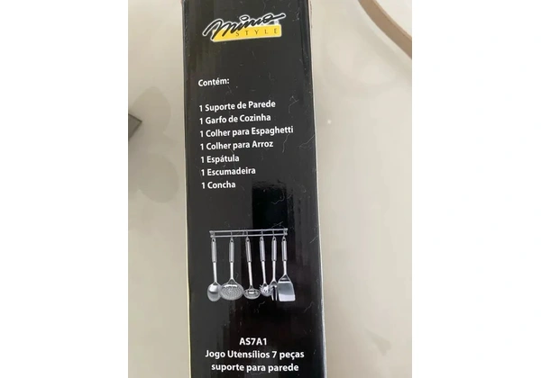 JOGO DE UTENSÍLIOS PARA COZINHA INOX