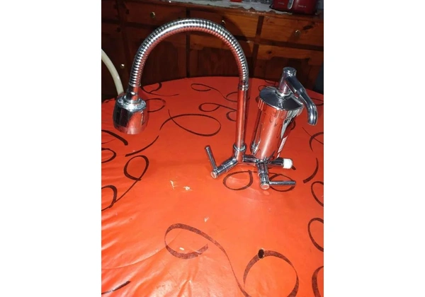 Torneira filtro gourmet, inox.