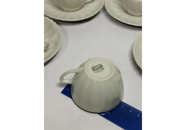 Jogo de Xícaras de Chá Porcelana Schmidt Antiga