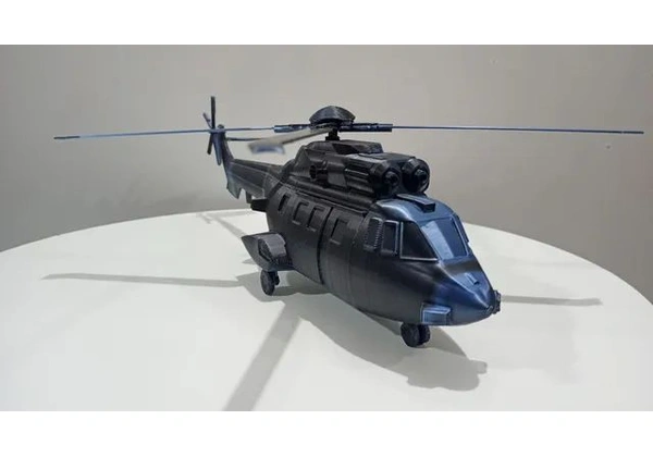 Helicóptero Decoração Super Puma AS 322