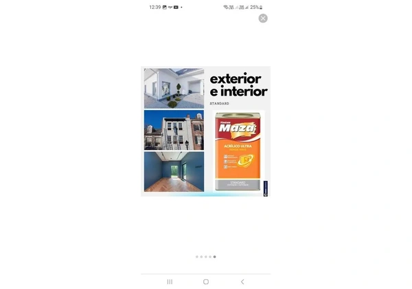 Tinta Acrílico Ultra Fosco Branco 18 Litros - Maza<br>Ambiente Interno e Externo