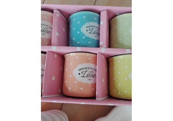 Xícaras de café de cerâmica