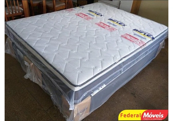 Cama box casal padrão molas ensacadas espuma D33